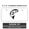 2" X 4" Aluminum License Plate  Thumbnail