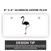2" X 4" Aluminum License Plate  Thumbnail