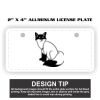 2" X 4" Aluminum License Plate  Thumbnail