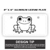 2" X 4" Aluminum License Plate  Thumbnail