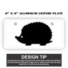 2" X 4" Aluminum License Plate  Thumbnail