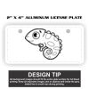 2" X 4" Aluminum License Plate  Thumbnail