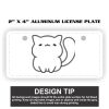 2" X 4" Aluminum License Plate  Thumbnail