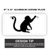 2" X 4" Aluminum License Plate  Thumbnail