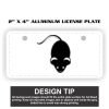 2" X 4" Aluminum License Plate  Thumbnail