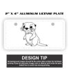 2" X 4" Aluminum License Plate  Thumbnail