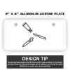 2" X 4" Aluminum License Plate  Thumbnail
