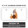 2" X 4" Aluminum License Plate  Thumbnail