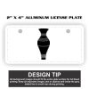 2" X 4" Aluminum License Plate  Thumbnail