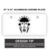2" X 4" Aluminum License Plate  Thumbnail