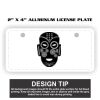 2" X 4" Aluminum License Plate  Thumbnail