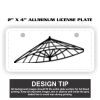 2" X 4" Aluminum License Plate  Thumbnail