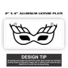 2" X 4" Aluminum License Plate  Thumbnail