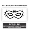 2" X 4" Aluminum License Plate  Thumbnail