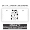 2" X 4" Aluminum License Plate  Thumbnail