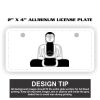 2" X 4" Aluminum License Plate  Thumbnail