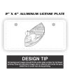 2" X 4" Aluminum License Plate  Thumbnail