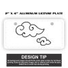 2" X 4" Aluminum License Plate  Thumbnail