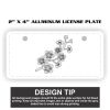 2" X 4" Aluminum License Plate  Thumbnail