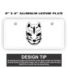 2" X 4" Aluminum License Plate  Thumbnail