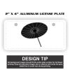 2" X 4" Aluminum License Plate  Thumbnail