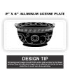 2" X 4" Aluminum License Plate  Thumbnail