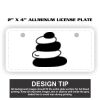 2" X 4" Aluminum License Plate  Thumbnail