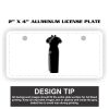 2" X 4" Aluminum License Plate  Thumbnail