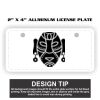 2" X 4" Aluminum License Plate  Thumbnail