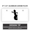 2" X 4" Aluminum License Plate  Thumbnail