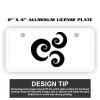 2" X 4" Aluminum License Plate  Thumbnail