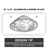 2" X 4" Aluminum License Plate  Thumbnail