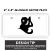 2" X 4" Aluminum License Plate  Thumbnail