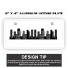 2" X 4" Aluminum License Plate  Thumbnail