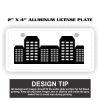 2" X 4" Aluminum License Plate  Thumbnail