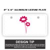 2" X 4" Aluminum License Plate  Thumbnail