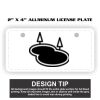 2" X 4" Aluminum License Plate  Thumbnail