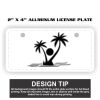 2" X 4" Aluminum License Plate  Thumbnail
