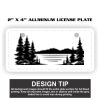 2" X 4" Aluminum License Plate  Thumbnail
