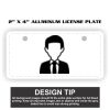 2" X 4" Aluminum License Plate  Thumbnail