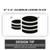 2" X 4" Aluminum License Plate  Thumbnail