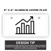 2" X 4" Aluminum License Plate  Thumbnail