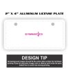 2" X 4" Aluminum License Plate  Thumbnail