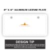 2" X 4" Aluminum License Plate  Thumbnail