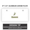 2" X 4" Aluminum License Plate  Thumbnail