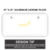 2" X 4" Aluminum License Plate  Thumbnail