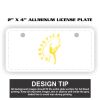 2" X 4" Aluminum License Plate  Thumbnail
