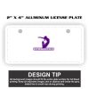 2" X 4" Aluminum License Plate  Thumbnail