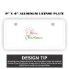 2" X 4" Aluminum License Plate  Thumbnail