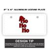 2" X 4" Aluminum License Plate  Thumbnail